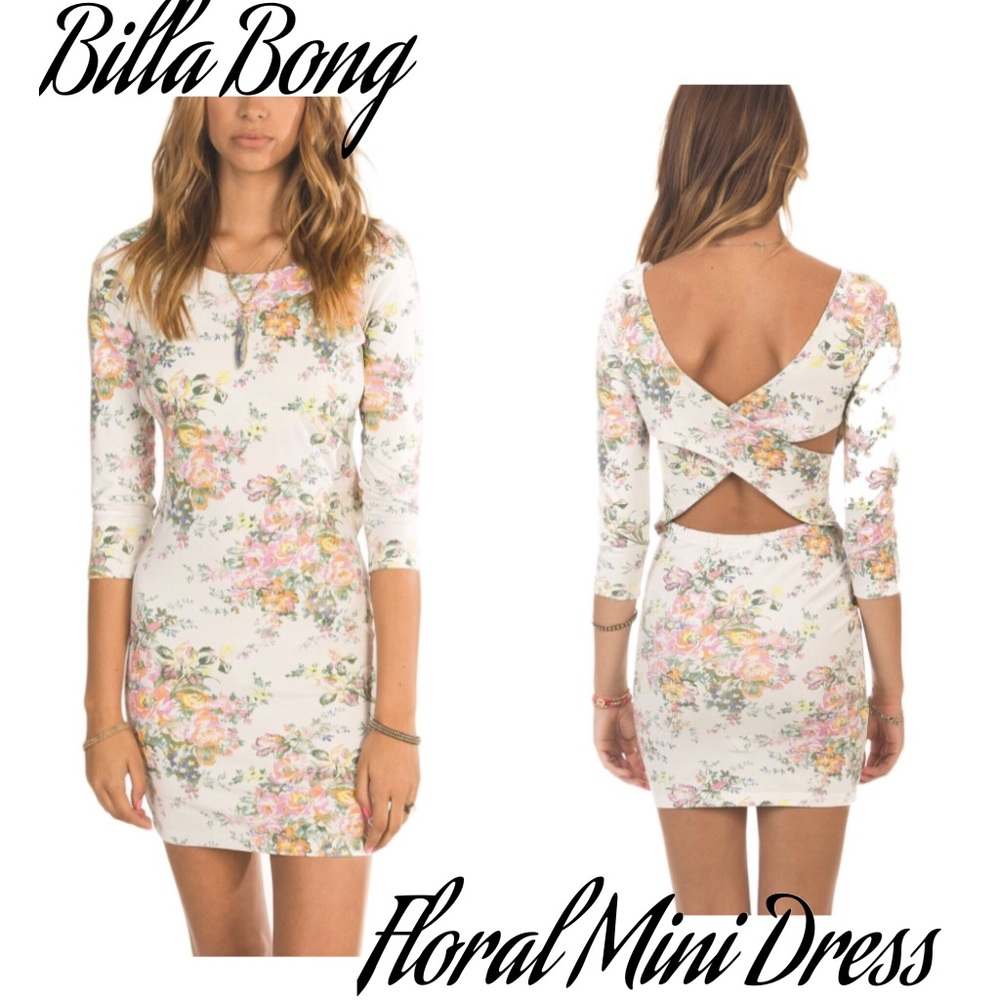 BillaBong Floral Mini Dress
